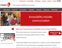 Tablet Screenshot of cdacanada.com
